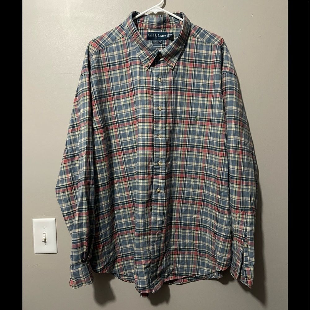 VINTAGE Polo Ralph Lauren long sleeve button down
